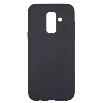 Evelatus Samsung Galaxy A6 Plus 2018 Nano silikonikotelo Soft Touch TPU musta