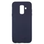Evelatus Samsung Galaxy A6 Plus 2018 Nano silikonikotelo Soft Touch TPU keskiyönsininen