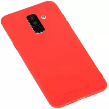 Evelatus Samsung Galaxy A6 Plus 2018 Nano Silicone Case Soft Touch TPU punainen