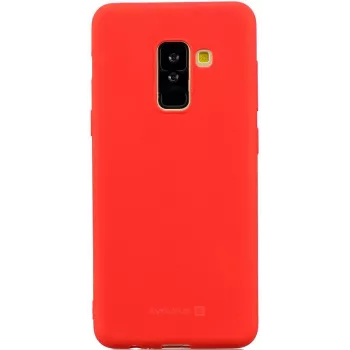 Evelatus Samsung Galaxy A6 Plus 2018 Nano Silicone Case Soft Touch TPU punainen
