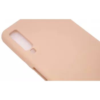 Evelatus Samsung Galaxy A7 2018 Nano silikonikotelo Soft Touch TPU pinkki hiekka