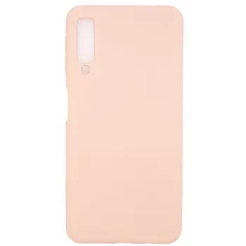 Evelatus Samsung Galaxy A7 2018 Nano silikonikotelo Soft Touch TPU pinkki hiekka