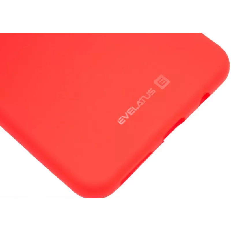 Evelatus Samsung Galaxy A7 2018 Nano silikonikuori Soft Touch TPU punainen
