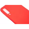 Evelatus Samsung Galaxy A7 2018 Nano silikonikuori Soft Touch TPU punainen