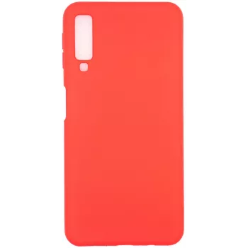 Evelatus Samsung Galaxy A7 2018 Nano silikonikuori Soft Touch TPU punainen