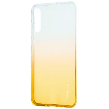 Evelatus Samsung Galaxy A70 gradient TPU-kotelo kulta