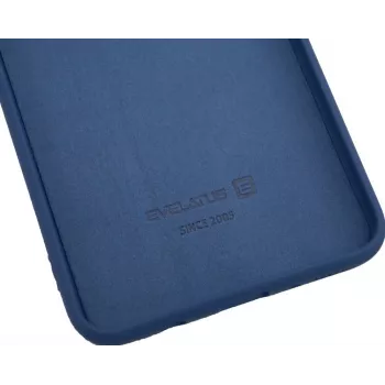 Evelatus Samsung Galaxy A70 nano-silikoonikotelo Soft Touch TPU tummansininen