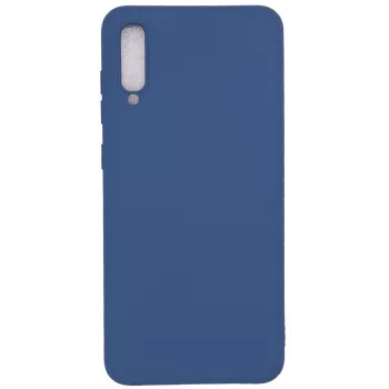 Evelatus Samsung Galaxy A70 nano-silikoonikotelo Soft Touch TPU tummansininen