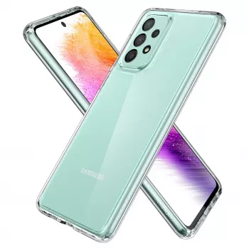 Evelatus Samsung Galaxy A73 5G Clear silikonikuori 1,5 mm TPU läpinäkyvä