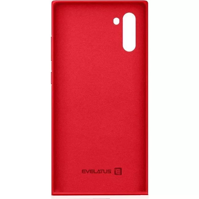 Evelatus Samsung Galaxy Note 10 Nano silikonikuori Soft Touch TPU punainen