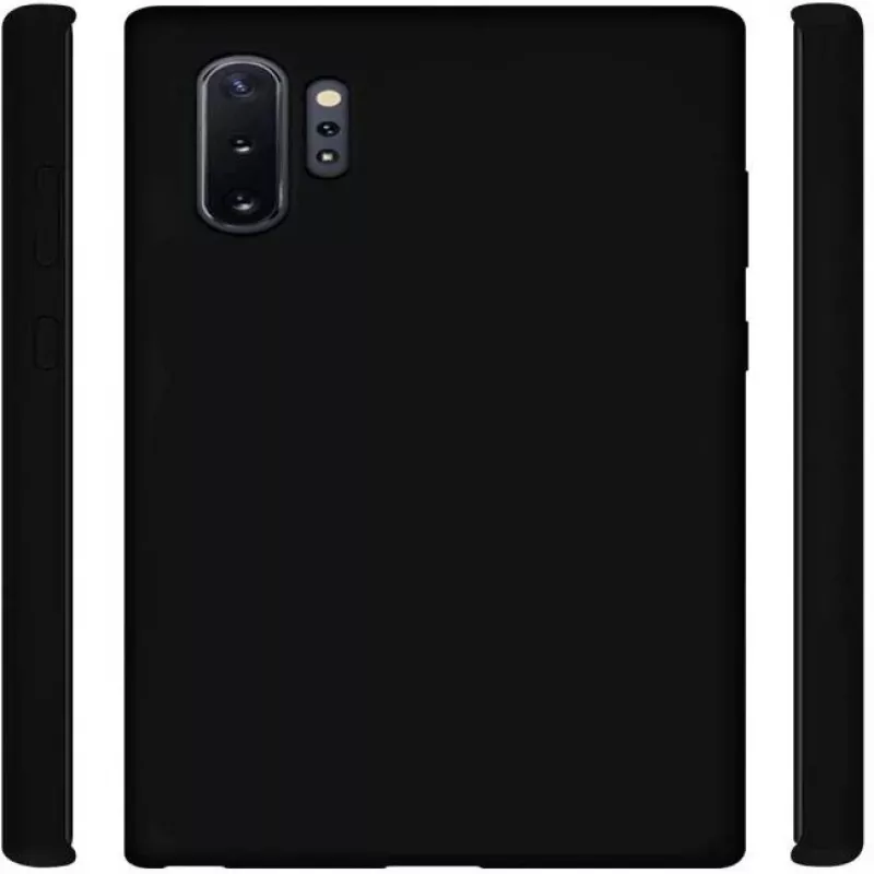 Evelatus Samsung Galaxy Note 10 Plus Premium Soft Touch -silikonikuori, musta