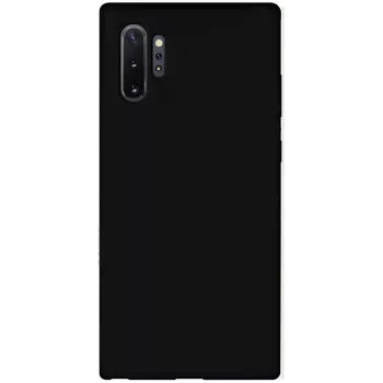 Evelatus Samsung Galaxy Note 10 Plus Premium Soft Touch -silikonikuori, musta
