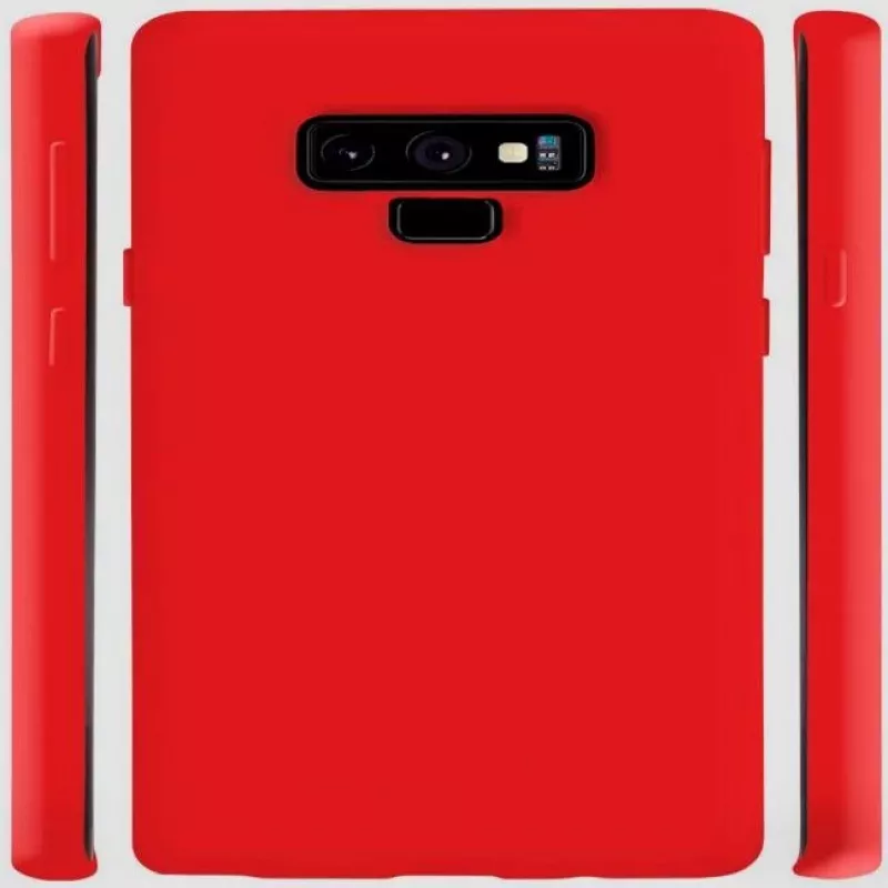 Evelatus Samsung Galaxy Note 9 Nano Silicone -kotelo Soft Touch TPU punainen