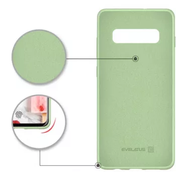 Evelatus Samsung Galaxy S10+ nano-silikonikotelo Soft Touch TPU minttu