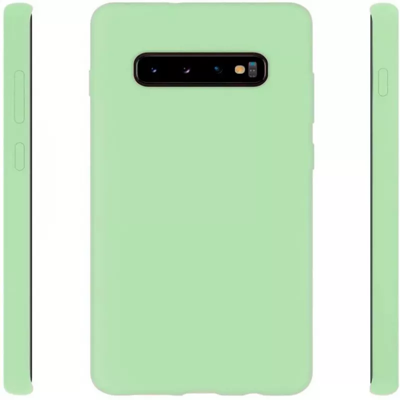 Evelatus Samsung Galaxy S10+ nano-silikonikotelo Soft Touch TPU minttu