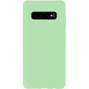 Evelatus Samsung Galaxy S10+ nano-silikonikotelo Soft Touch TPU minttu