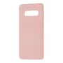 Evelatus Samsung Galaxy S10 Nano Silicone -kotelo Soft Touch TPU pinkki hiekka