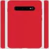 Evelatus Samsung Galaxy S10 Nano silikonikotelo Soft Touch TPU punainen
