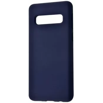 Evelatus Samsung Galaxy S10 Plus Premium Soft Touch silikonikotelo keskiyönsininen