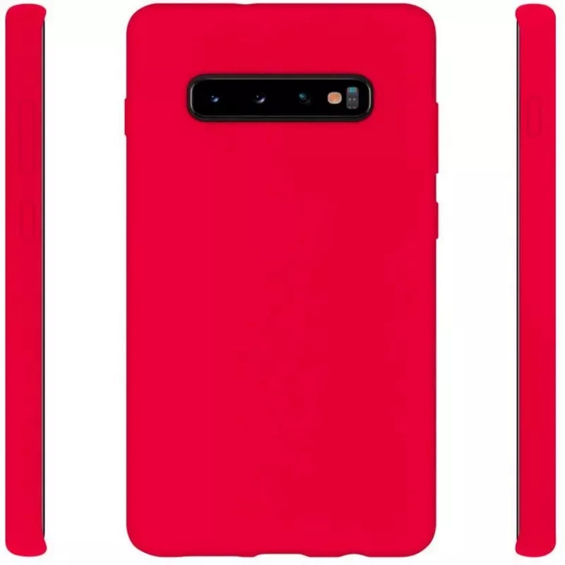 Evelatus Samsung Galaxy S10 Plus pehmeä silikonikuori punainen