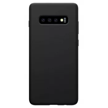 Evelatus Samsung Galaxy S10 Premium Soft Touch silikonikotelo musta
