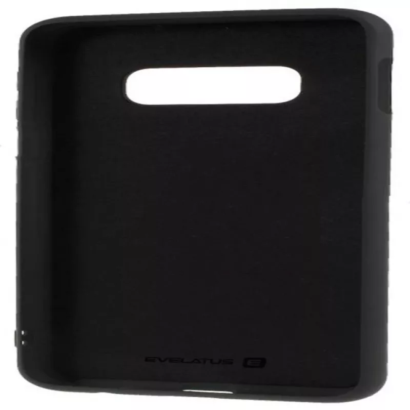 Evelatus Samsung Galaxy S10e Nano silikonikuori Soft Touch TPU musta