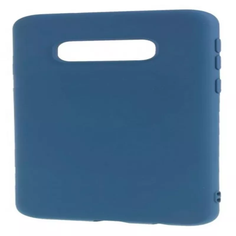 Evelatus Samsung Galaxy S10e Nano Silicone -kotelo Soft Touch TPU tummansininen