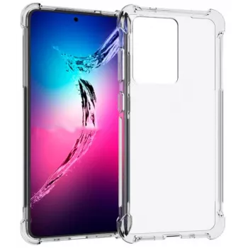 Evelatus Samsung Galaxy S20 Ultra Military Shockproof silikonikotelo TPU läpinäkyvä