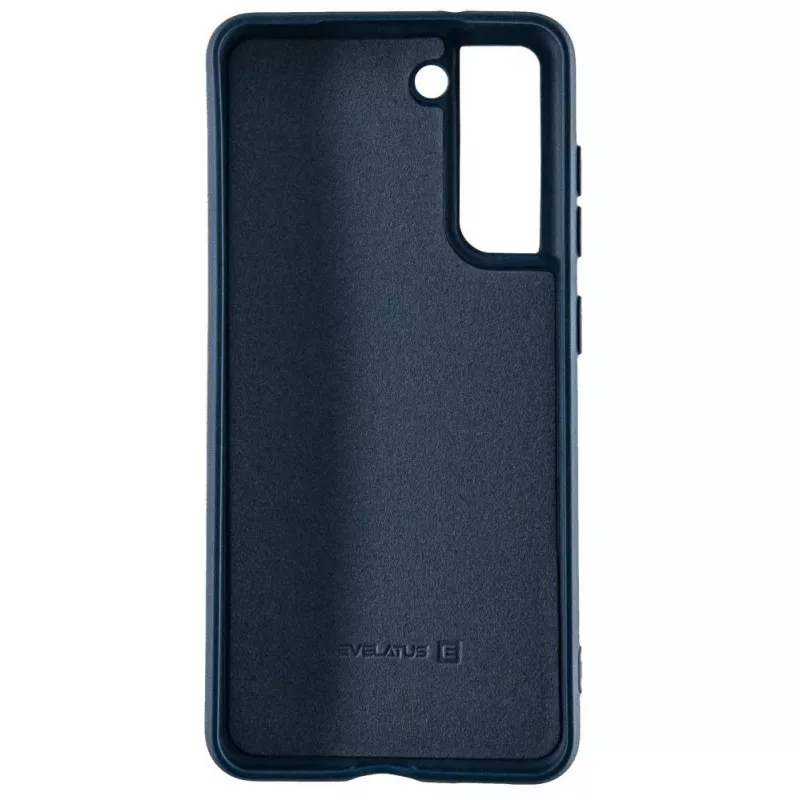 Evelatus Samsung Galaxy S21 FE Nano Silicone -kotelo Soft Touch TPU sininen