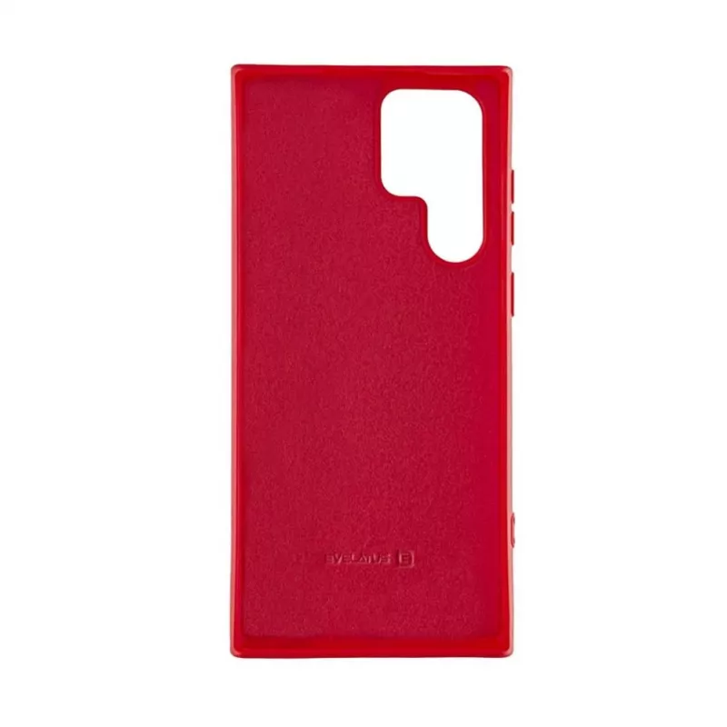 Evelatus Samsung Galaxy S22 Ultra Nano Silicone -kotelo Soft Touch TPU punainen