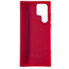 Evelatus Samsung Galaxy S22 Ultra Premium Soft Touch -silikonikotelo kiinanpunainen