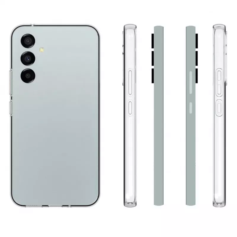 Evelatus Samsung Galaxy S23 kirkas silikonikotelo 1,5 mm TPU läpinäkyvä