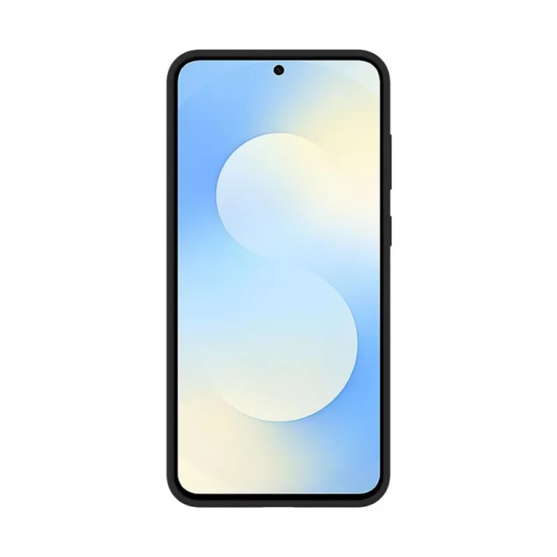 Evelatus Samsung Galaxy S25 FE Premium magneettinen soft touch -silikonikotelo musta