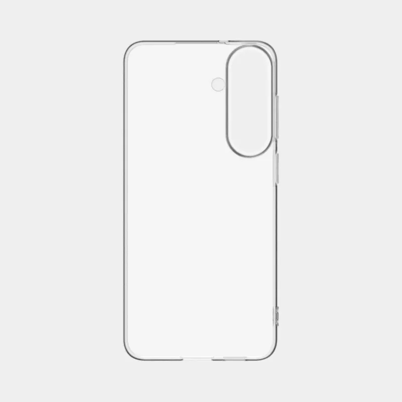 Evelatus Samsung Galaxy S26 FE kirkas silikonikuori 1,5 mm TPU läpinäkyvä