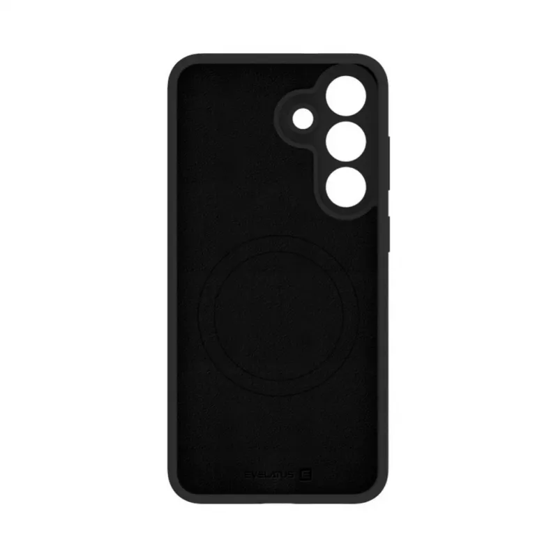 Evelatus Samsung Galaxy S26 FE Premium magneettinen Soft Touch -silikonikotelo musta