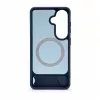 Evelatus Samsung Galaxy S26 kumipintainen MagSafe-kuori ja jalusta navy blue