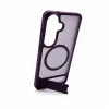 Evelatus Samsung Galaxy S26 kumipintainen MagSafe-kuori ja teline lila