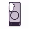 Evelatus Samsung Galaxy S26 kumipintainen MagSafe-kuori ja teline lila
