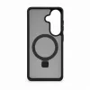 Evelatus Samsung Galaxy S26 Shield -kotelo MagSafe-tuella ja jalustalla, mattarengas, musta