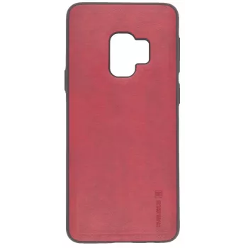 EVELATUS Samsung Galaxy S9 Kuton Red Liquid Silicone takakansi