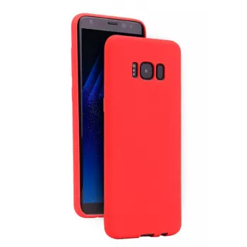 Evelatus Samsung S8 Plus nano-silikoonikotelo Soft Touch TPU punainen