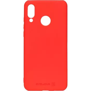 EVELATUS Silicone Case Huawei P20 lite - punainen