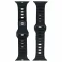 Evelatus Sport silikoninen Loop-ranneke Apple Watch 42/44/45/49 mm musta