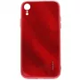 EVELATUS Water Ripple Full Color Electroplating karkaistu lasi -kotelo Apple iPhone XR - punainen