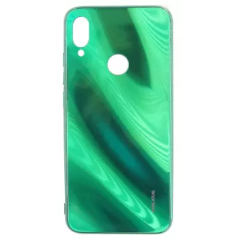 Evelatus Xiaomi Note 7 Water Ripple Full Color Electroplating karkaistu lasi kuori vihreä