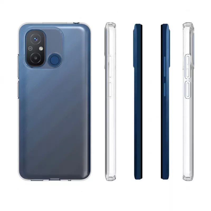 Evelatus Xiaomi Redmi 12C läpinäkyvä silikonikuori 1,5 mm TPU kirkas