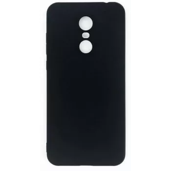 Evelatus Xiaomi Redmi 5 Plus nano silikonikotelo Soft Touch TPU musta