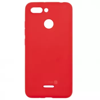 Evelatus Xiaomi Redmi 6 Nano silikonikotelo Soft Touch TPU punainen