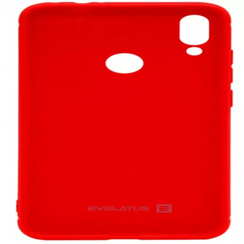 Evelatus Xiaomi Redmi 7 nano-silikonikotelo Soft Touch TPU punainen