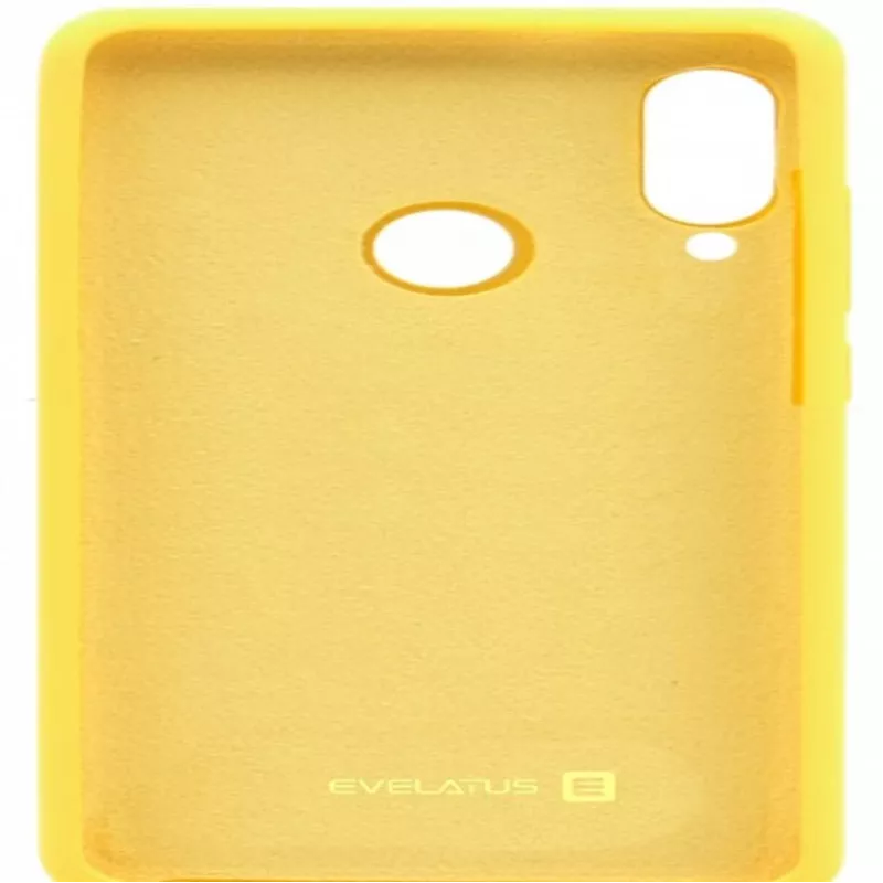 Evelatus Xiaomi Redmi 7 Nano Silicone -kotelo Soft Touch TPU keltainen